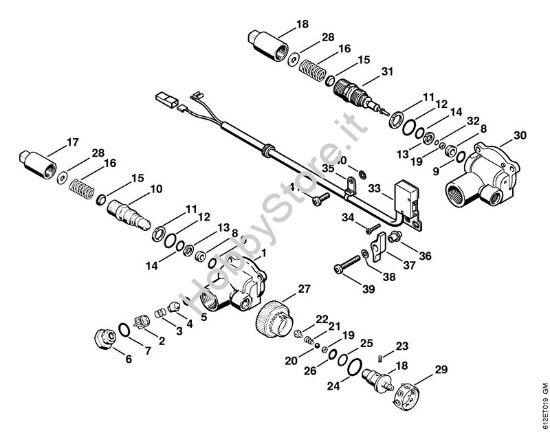 Unità  regolatrice di sicurezza RE 110 K, RE 120 K Idropulitrice elettrica (RE) RE 120 K della marca STIHL
